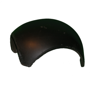 broekstuk 3x halfrond zwart glazura