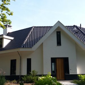 Monier OVH 206 zwart glazura dakpan