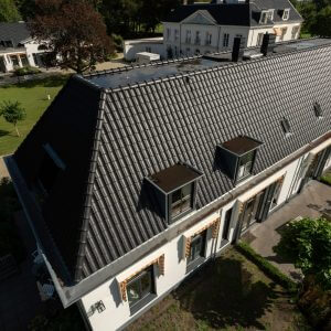 VHV Klassiek zwart satinet