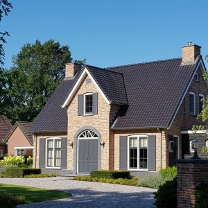 Monier Postel Orage antraciet vol donker dakpan