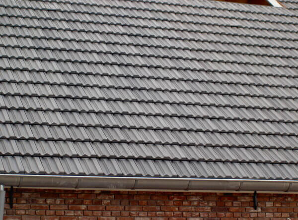 Nelskamp D-15-U Vlakke Mulden blauw gesmoord dakpan