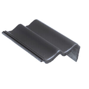 Sneldek leigrijs rechtergevelpan